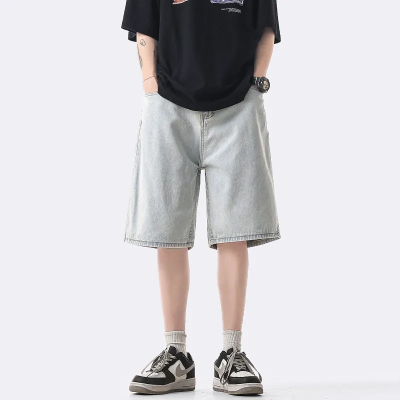 AMBER LIGHT Denim Shorts Unisex-12