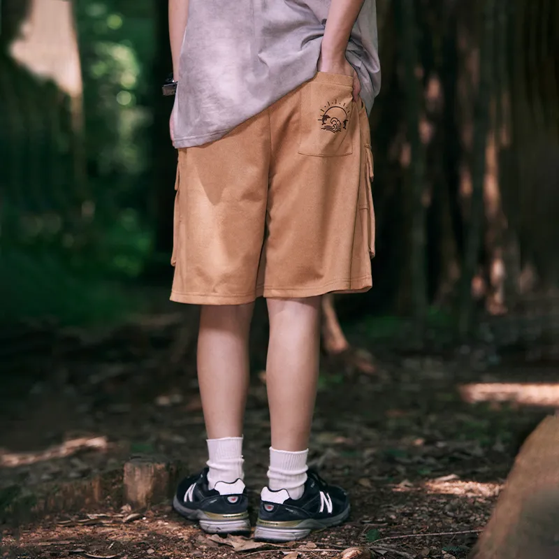 AMBER LIGHT AMBER LIGHT Mountain Outdoor Cargo Shorts Unisex-4