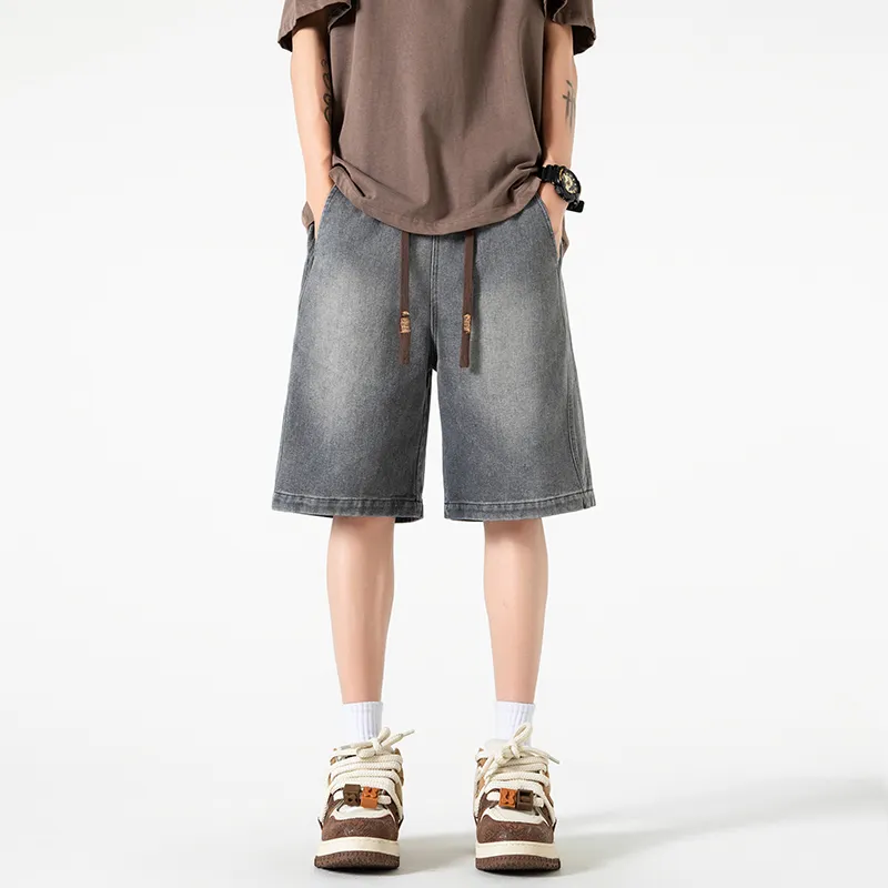 AMBER LIGHT Denim Shorts Unisex-2
