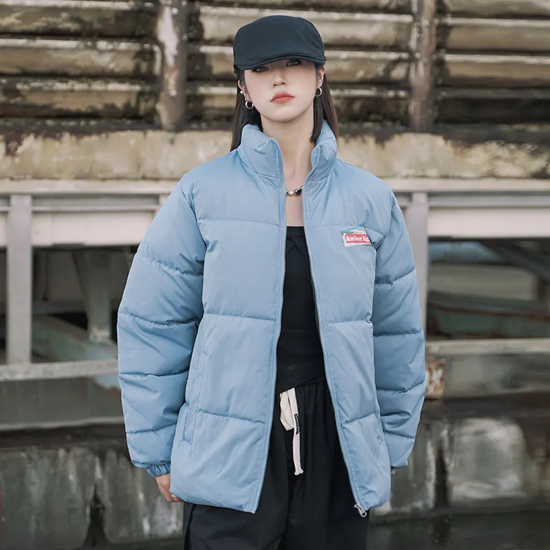 AMBER LIGHT Puffer Jacket Unisex Khaki-18