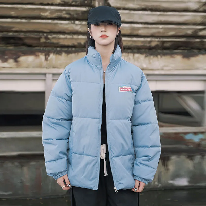 AMBER LIGHT Puffer Jacket Unisex Khaki-17