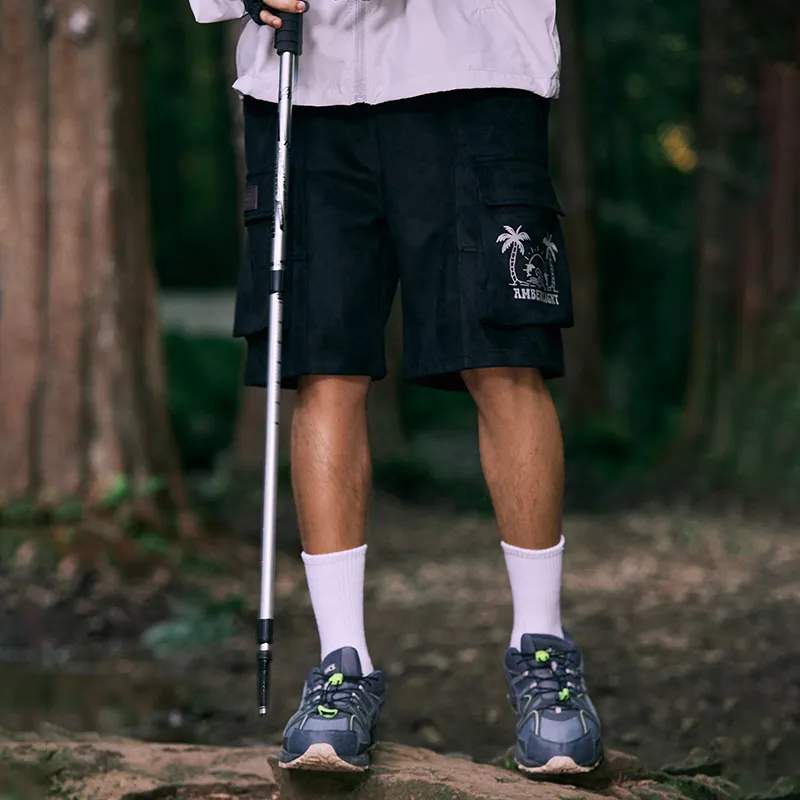 AMBER LIGHT AMBER LIGHT Mountain Outdoor Cargo Shorts Unisex-25