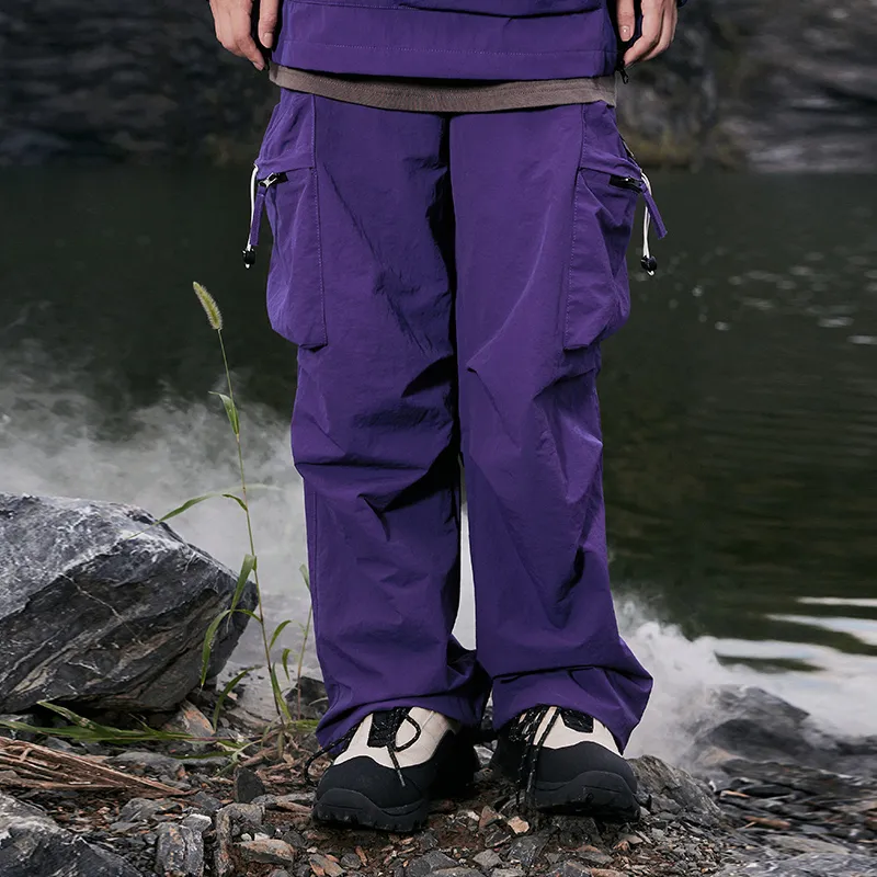AMBER LIGHT AMBER LIGHT Mountain Outdoor Cargo Pants Unisex-19