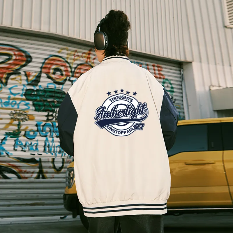 AMBER LIGHT Baseball Jacket Unisex-2