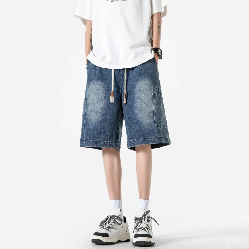 AMBER LIGHT Denim Shorts Unisex-6