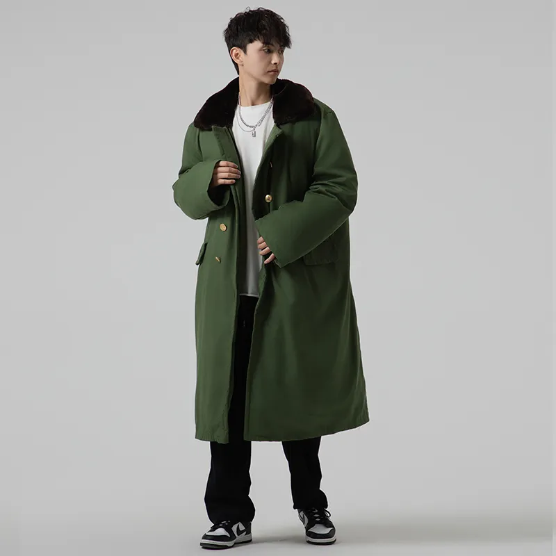 AMBER LIGHT Coats Unisex Army Green-5