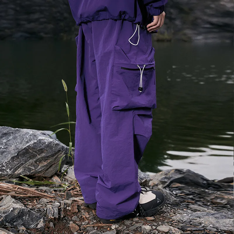 AMBER LIGHT AMBER LIGHT Mountain Outdoor Cargo Pants Unisex-21