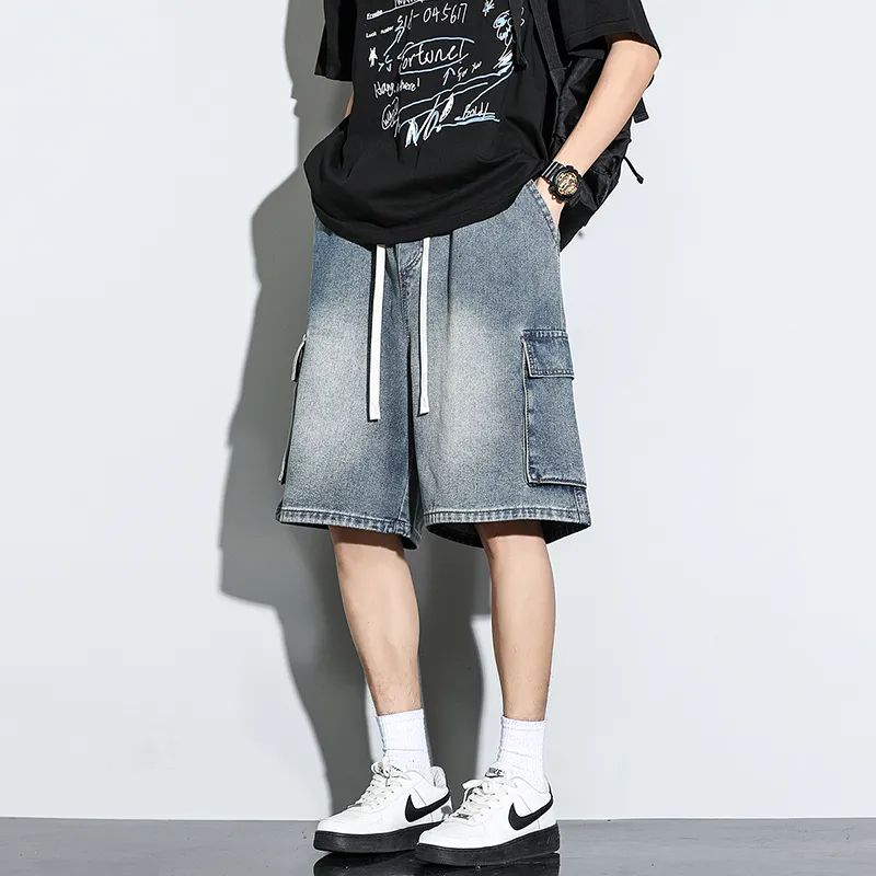 AMBER LIGHT Denim Shorts Unisex-2