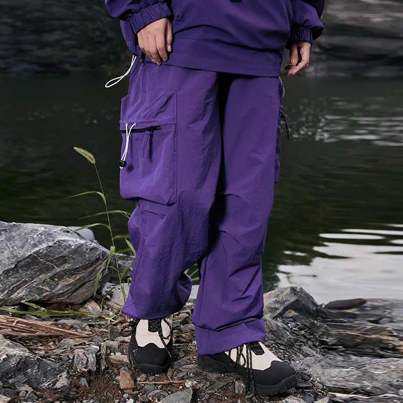 AMBER LIGHT AMBER LIGHT Mountain Outdoor Cargo Pants Unisex-17