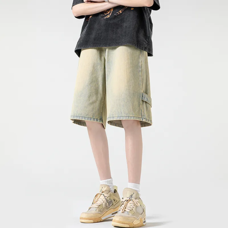 AMBER LIGHT Denim Shorts Unisex-6
