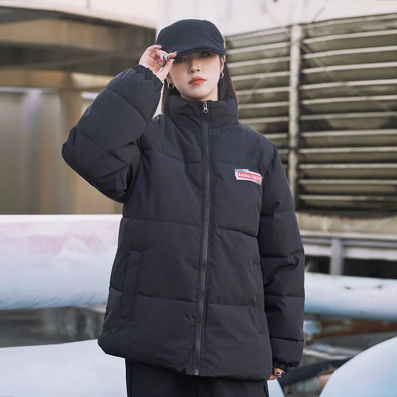 AMBER LIGHT Puffer Jacket Unisex Khaki-2