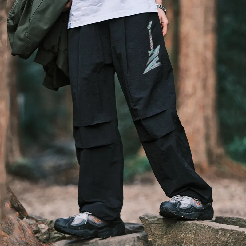AMBER LIGHT AMBER LIGHT X XIHU ROCK Co branded Series Casual Pants Unisex-11