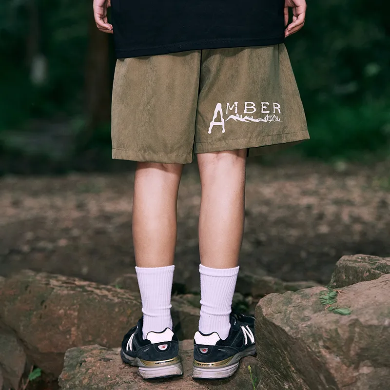 AMBER LIGHT AMBER LIGHT Mountain Outdoor Casual Shorts Unisex-4