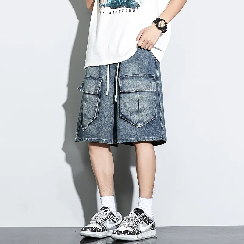 AMBER LIGHT Denim Shorts Unisex-2