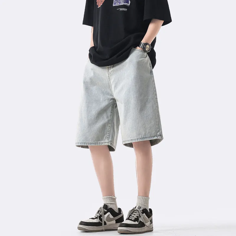 AMBER LIGHT Denim Shorts Unisex-13