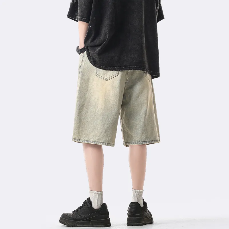 AMBER LIGHT Denim Shorts Unisex-7