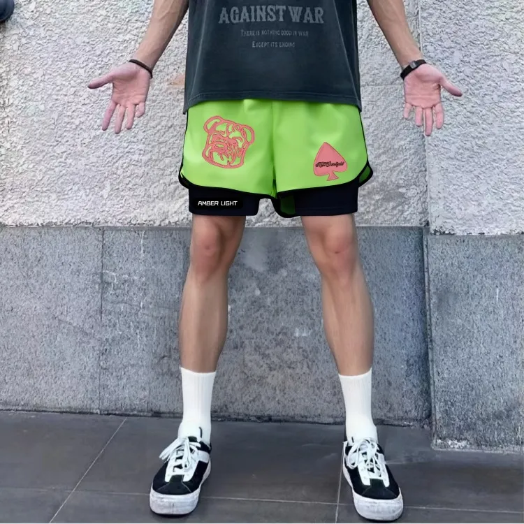 AMBER LIGHT Sports Shorts Unisex-12