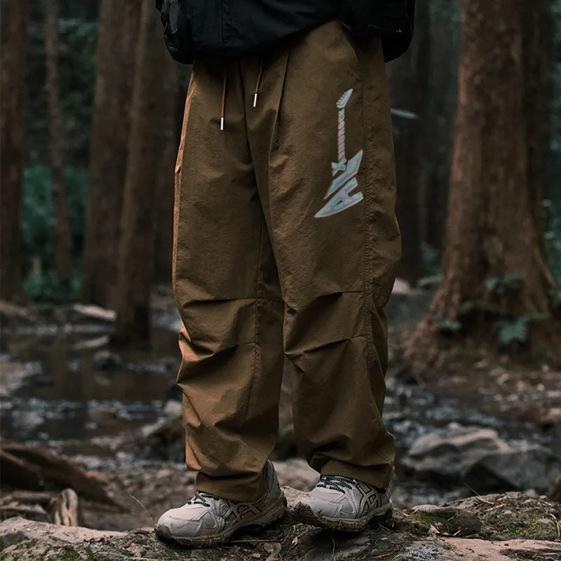 AMBER LIGHT AMBER LIGHT X XIHU ROCK Co branded Series Casual Pants Unisex-16
