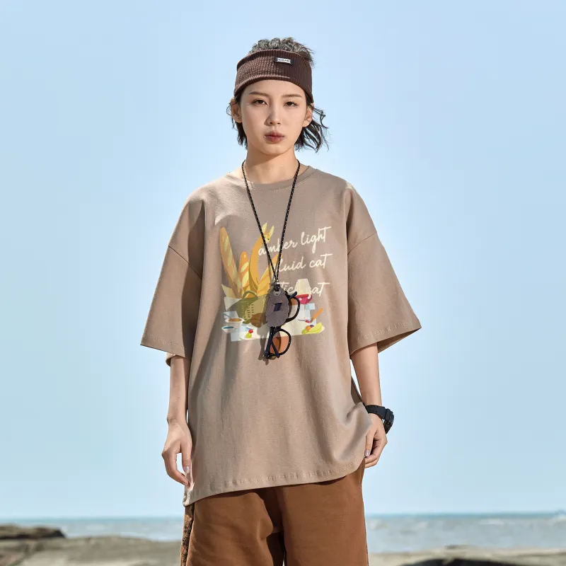 AMBER LIGHT AMBER LIGHT X One Beach Cat & One Cat Co branded Series T Shirts Unisex-11