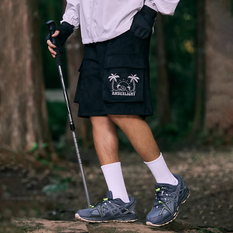 AMBER LIGHT AMBER LIGHT Mountain Outdoor Cargo Shorts Unisex-26