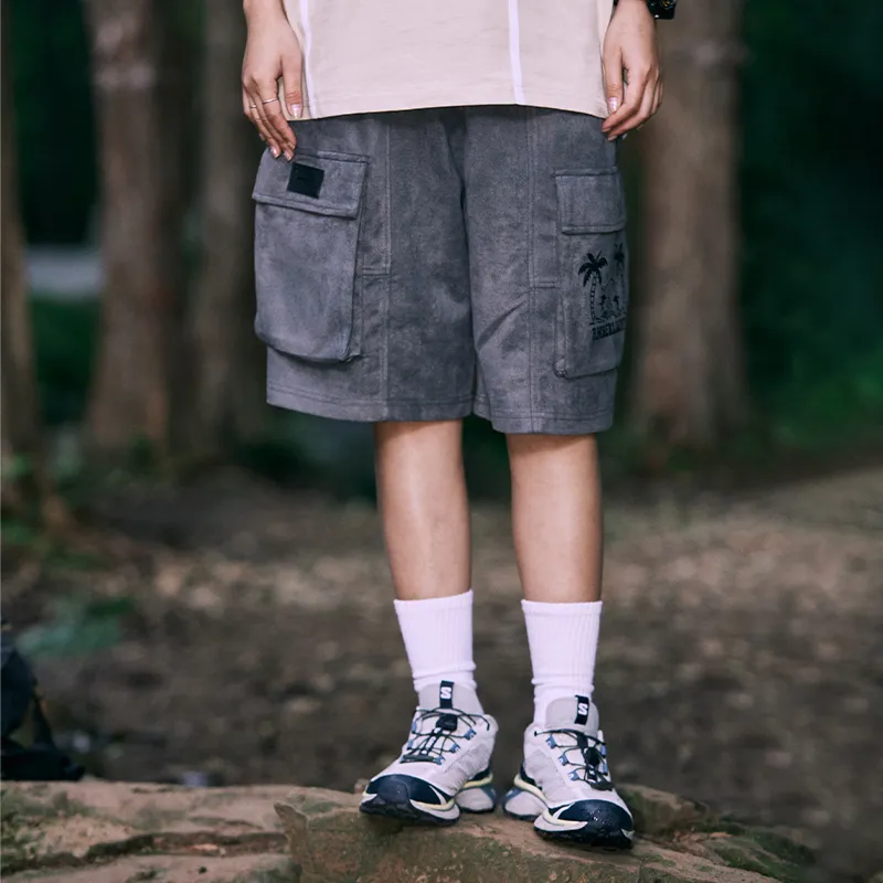 AMBER LIGHT AMBER LIGHT Mountain Outdoor Cargo Shorts Unisex-15