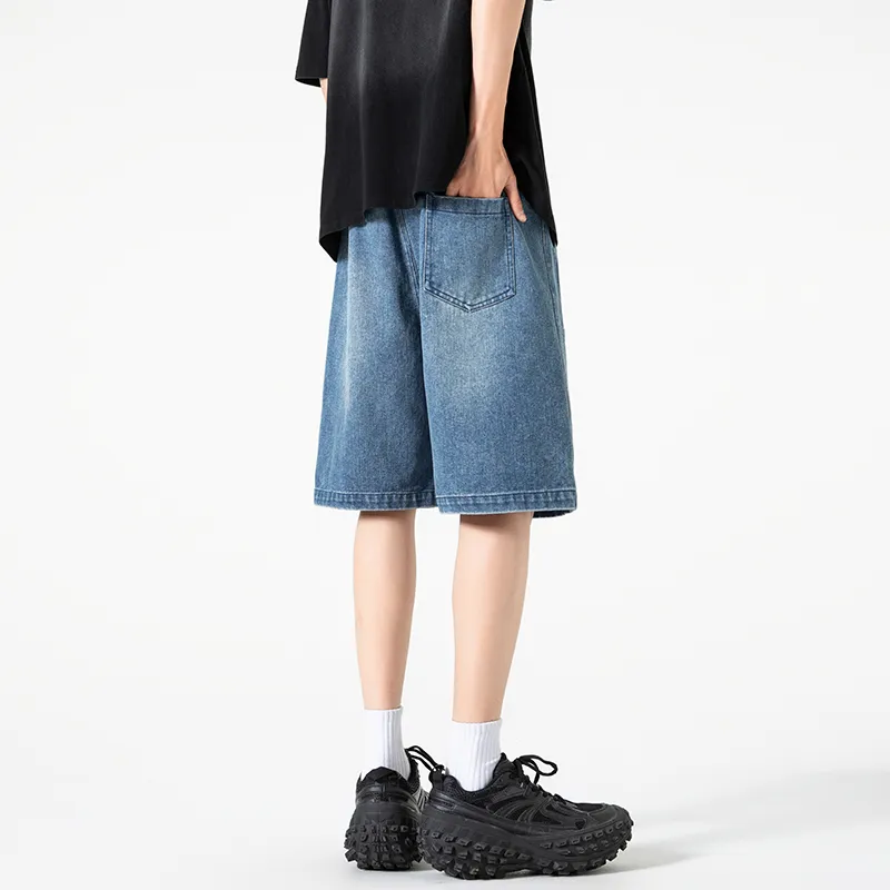 AMBER LIGHT Denim Shorts Unisex-7