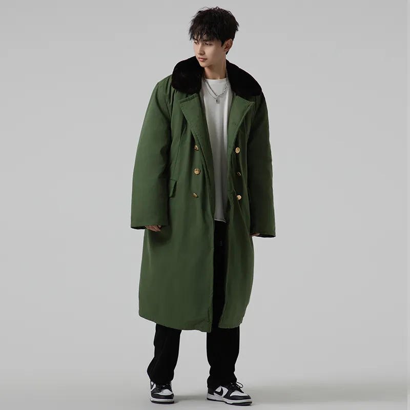 AMBER LIGHT Coats Unisex Army Green-6