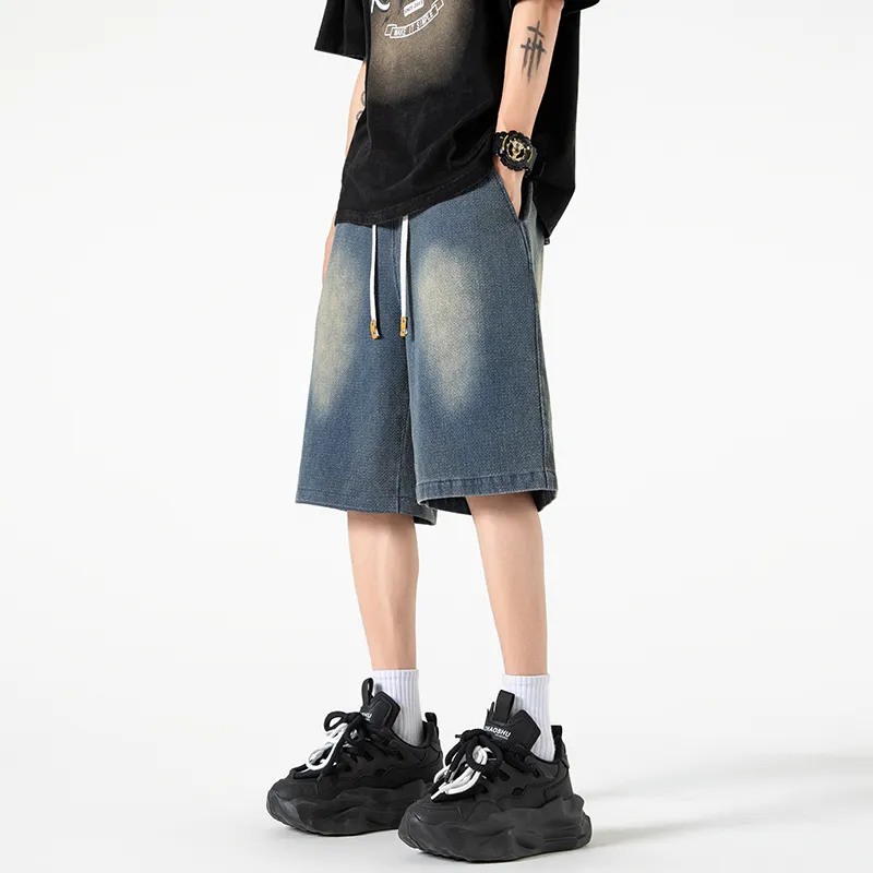 AMBER LIGHT Denim Shorts Unisex-11