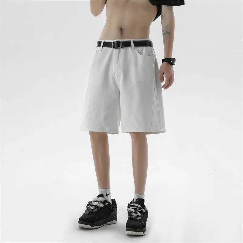 AMBER LIGHT Summer Denim Shorts Unisex-16