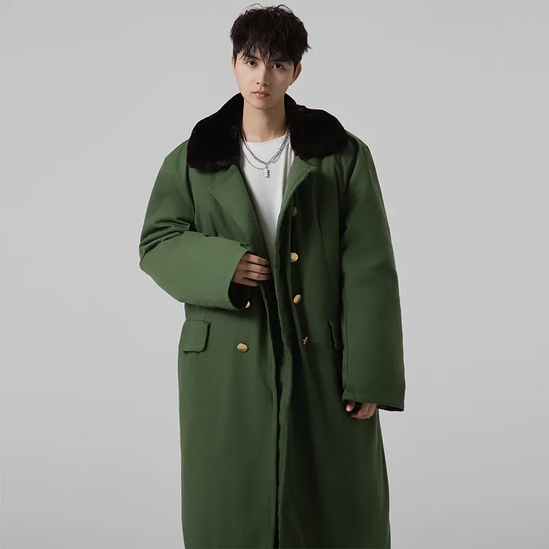 AMBER LIGHT Coats Unisex Army Green-2