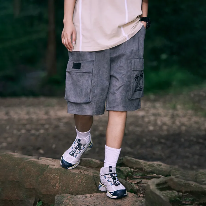 AMBER LIGHT AMBER LIGHT Mountain Outdoor Cargo Shorts Unisex-17