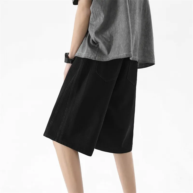 AMBER LIGHT Summer Denim Shorts Unisex-12