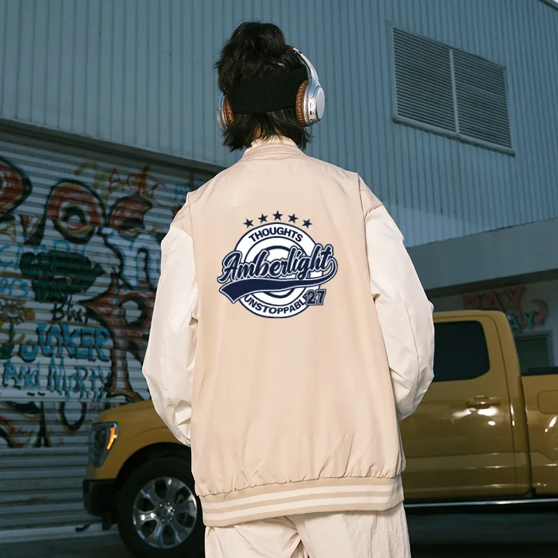AMBER LIGHT Baseball Jacket Unisex-13