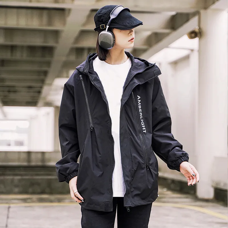 AMBER LIGHT Jacket Unisex Black-6