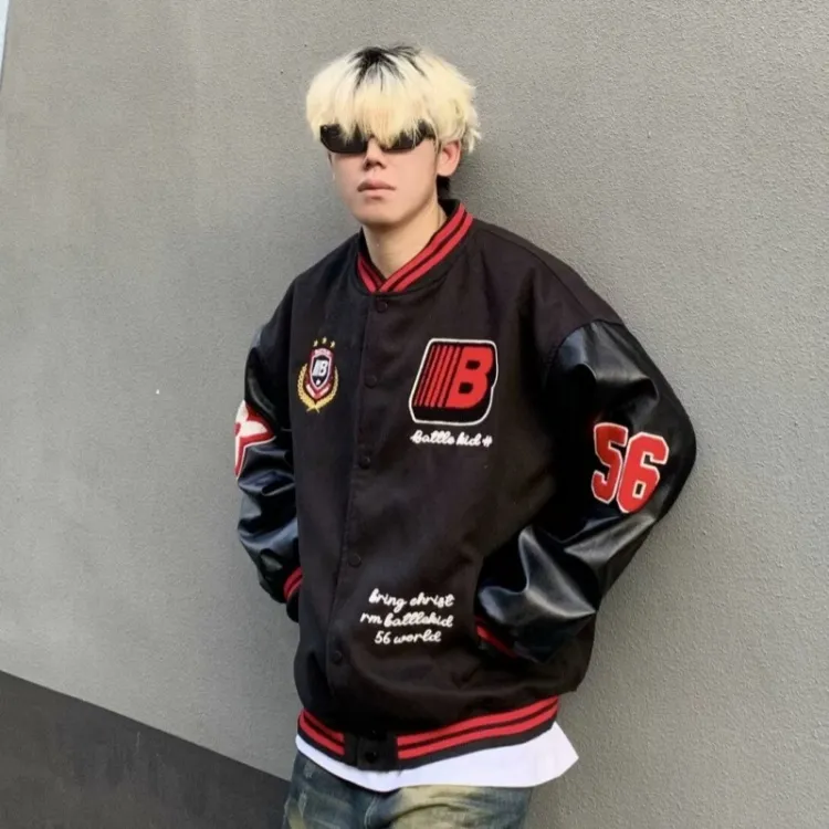 AMBER LIGHT Baseball Jacket Unisex-2