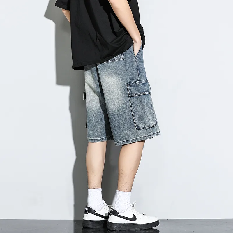 AMBER LIGHT Denim Shorts Unisex-5