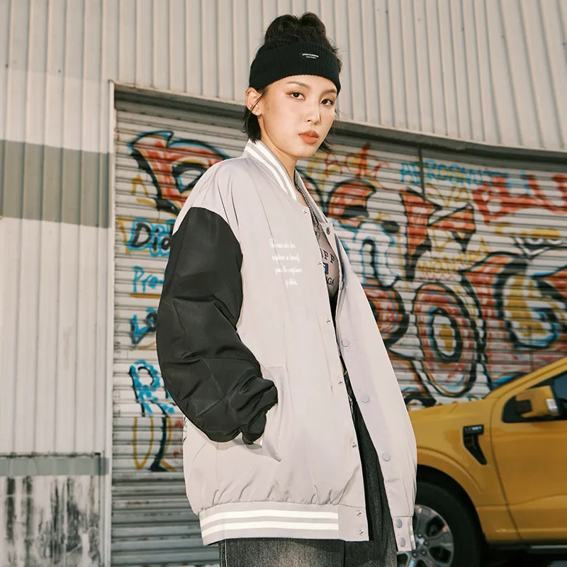 AMBER LIGHT Baseball Jacket Unisex-10