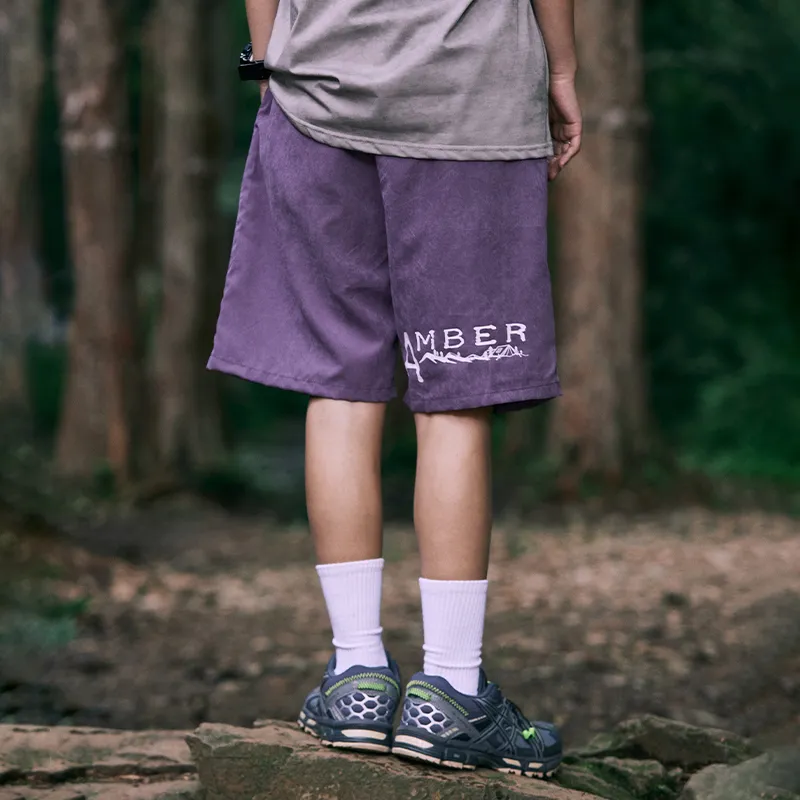 AMBER LIGHT AMBER LIGHT Mountain Outdoor Casual Shorts Unisex-13