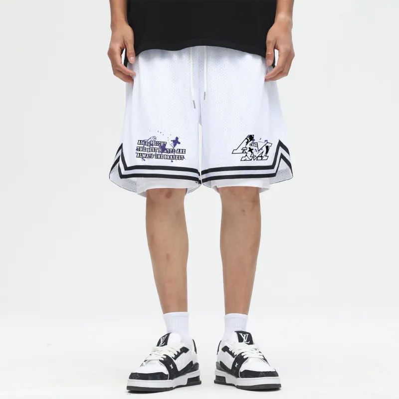 AMBER LIGHT Sports Shorts Unisex Black-7