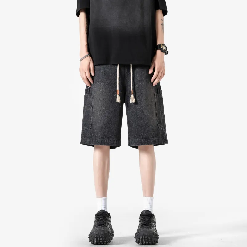 AMBER LIGHT Denim Shorts Unisex-2