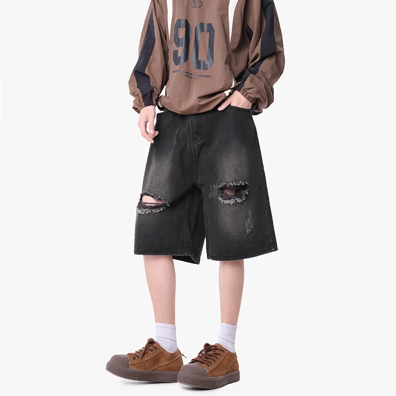 AMBER LIGHT Denim Shorts Unisex-7