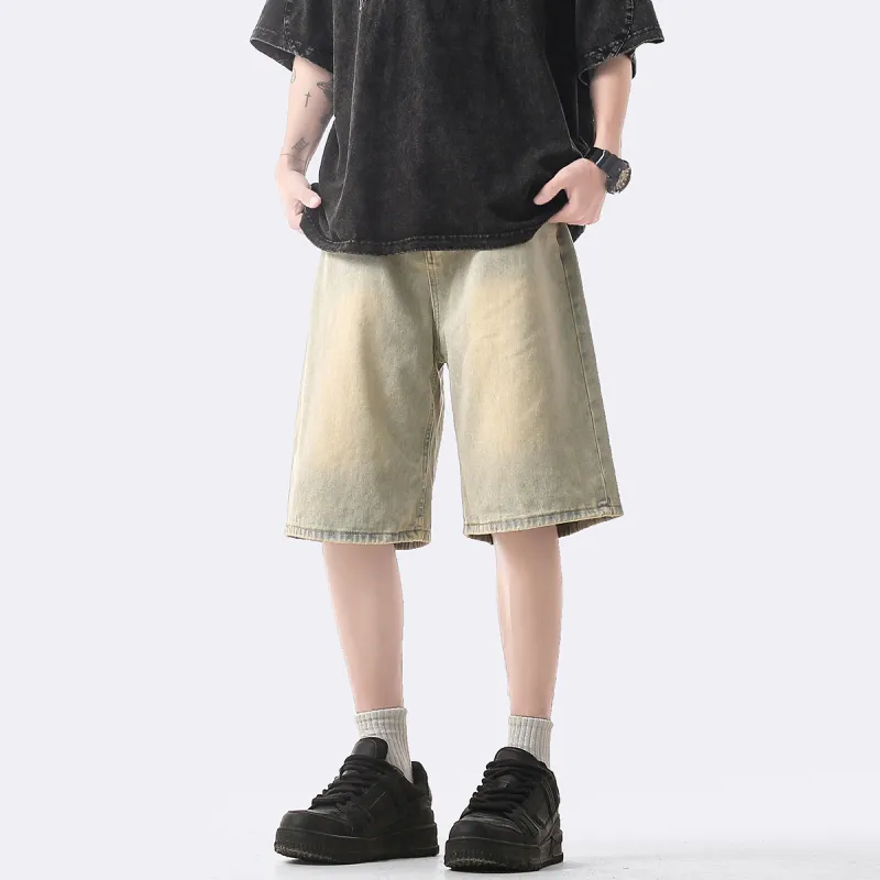 AMBER LIGHT Denim Shorts Unisex-6