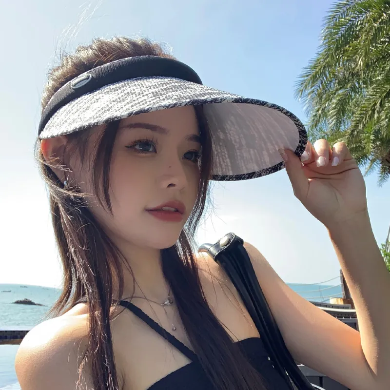 DAISY BEAUTY Polyester Sun Protection Hats Women's-6