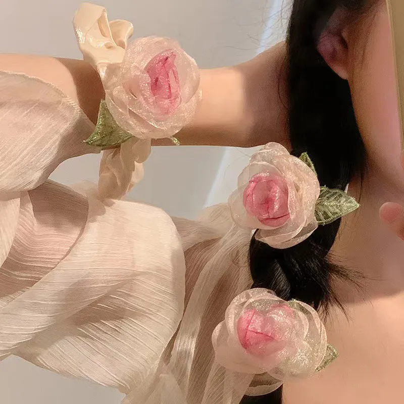 DAISY BEAUTY Organza Hair Tie Women's-3