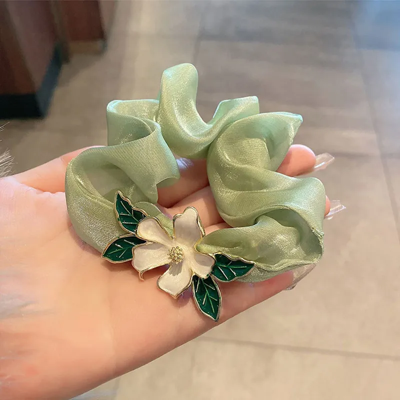 DAISY BEAUTY Silk Chiffon Hair Tie Women's-1