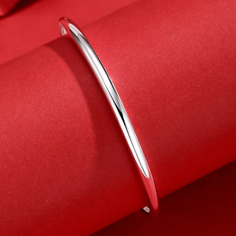 DAISY BEAUTY S999 Fine Silver Bangles Women's-3