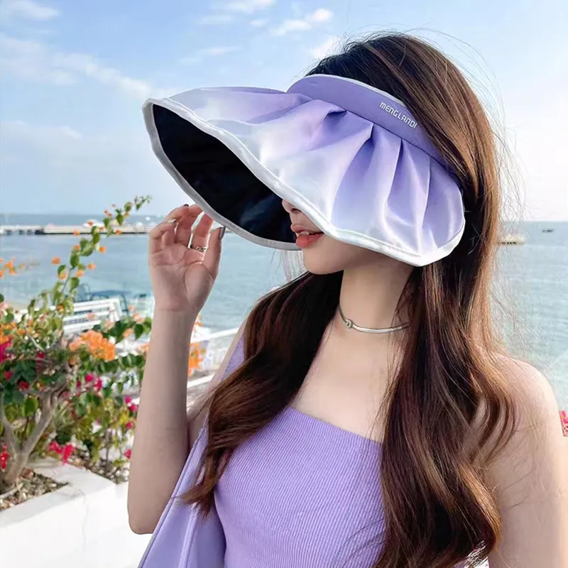 DAISY BEAUTY Polyester Sun Protection Hats Women's-14