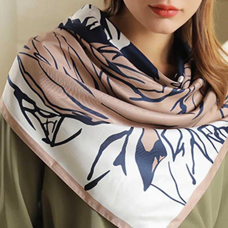 DAISY BEAUTY Silk Scarves Women's-4
