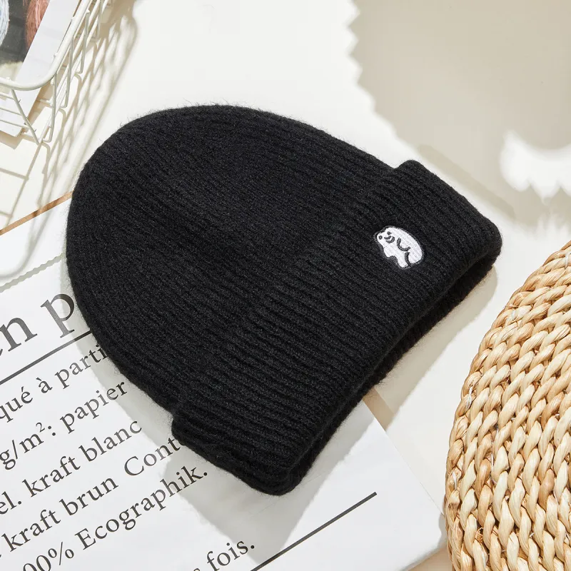 DAISY BEAUTY Acrylic Polyester Knitted Hat Unisex-1