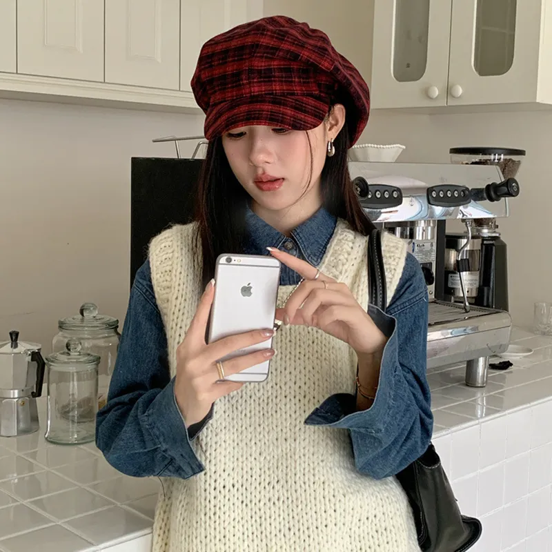 DAISY BEAUTY Cotton Berets Women's-2